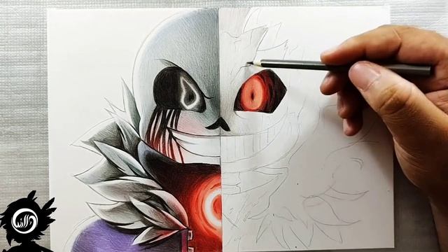 Drawing - Killer Sans VS Horror Sans ( UNDERTALE AU ) смотреть онлайн