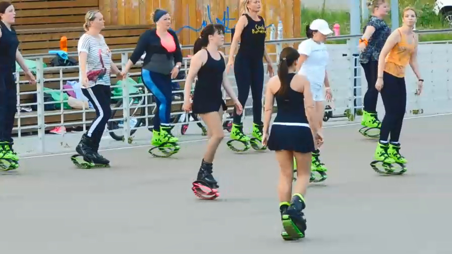 Kangoo Dance. Тренировка на воздухе.