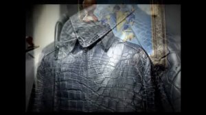 Куртка из кожи крокодила на заказ.