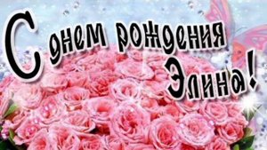 С днем рождения Элина / happy birthday Elina