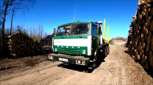 Перебрал заднюю левую рессору на КамАЗ 55102.