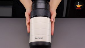 ОБЗОР Термоса для еды Арктика 308-1300 с металлическими контейнерами для трёх блюд
