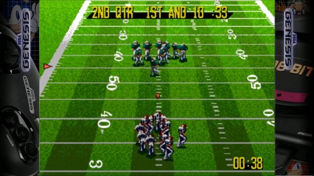 NFL Quarterback Club 96 (Sega Genesis) - Buffalo Bills at Miami Dolphins смотреть онлайн