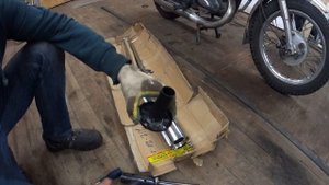 Китайский глушитель на ИЖ Планета 5. Обзор. Отзыв.