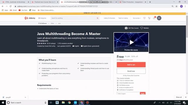 Top-5 Java Programming courses free on udemy || With Certificate's || [P-GYAN]