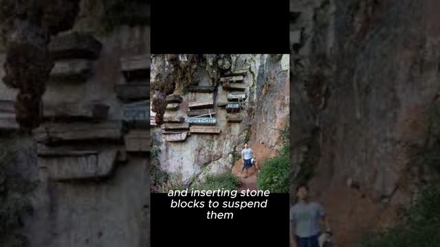 Exploring the Enigmatic Hanging Coffins Village in China's Tianzi Mountain" part 1 #Short