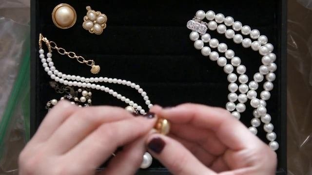12. Ура! Распаковала первую посылку! Распаковка посылки с винтажной бижутерией!