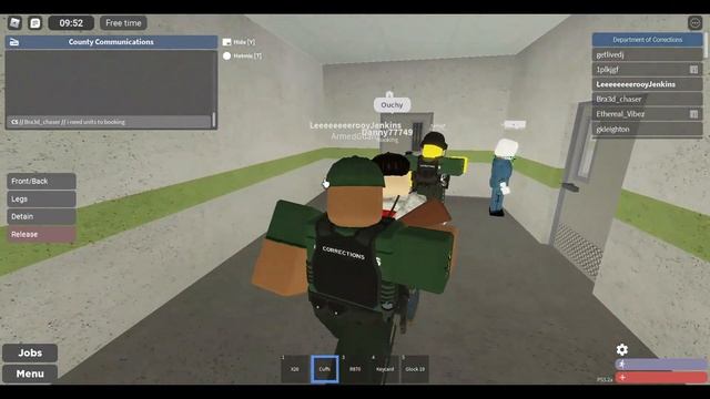 15 MINUTES OF INMATE BOOKINGS!! Roblox County Jail смотреть онлайн