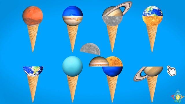 ICE SCOOP ??PLANET GAME | Planet for KIDS | Mercury Venus Earth Mars Jupiter Saturn Uranus Neptune смотреть онлайн