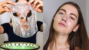 РИСОВАЯ МАСКА ДЛЯ ЛИЦА  ЧУДО-МАСКА ИЗ РИСОВОЙ БУМАГИ  POLI NA PALME