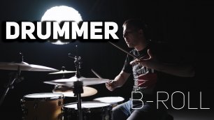 Кинематографичный Drummer B-roll l 4k social commercial video