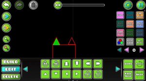 как сделать шип без нижний обводки (Geometry Dash№2)