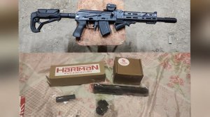 Складной телескопический приклад на Сайга TG-2исп.03
