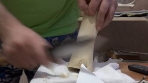 Нож Евгения Литвина. Сталь  К110. Часть #2.Финиш 50\40