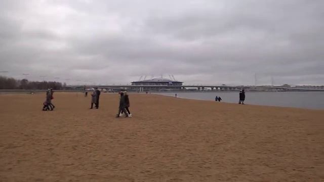 Санкт-Петербург. Финский залив зимой. (01.01.2020) смотреть онлайн