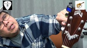 Guitar Tuner Demo Review  - Aroma AT101 Chromatic Tuner