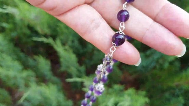 Католические четки из аметиста 01/50 смотреть онлайн