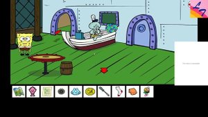 Игра Губка Боб. Найди выход из комнаты. LittleToys стримит