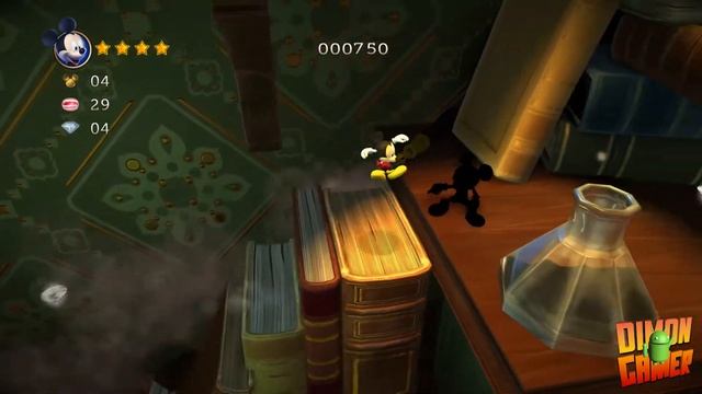 Прохождение игры Castle of Illusion: Starring Mickey Mouse (PC) #4 (Библиотека Волшебных Книг) смотреть онлайн