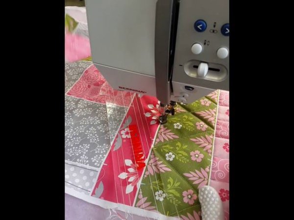 Стёжка по линейкам BERNINA 2