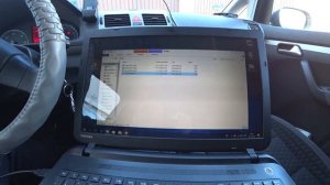 Диагностика VW Touran 2.0TDI с помощью Delphi/Дымит Webasto