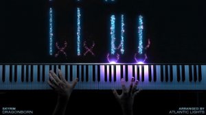 Skyrim - Dragonborn (Piano Tutorial) - Cover