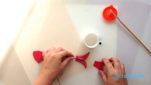 Рыбка из коктейльных трубочек. Детская поделка из трубочек и картона.