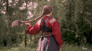 Рязанская область. Русский народный девичий костюм XIX в. Красно-Кросно. Уклад.