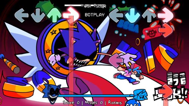 FNF: FINAL ESCAPE (Sonic.exe 3.0) / VS Sonic.exe +animations █ Friday Night Funkin' – Mods █