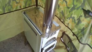 Палатка Терма 10 + печь Алтай