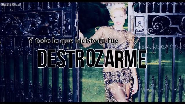 'Wrecking Ball' Miley Cyrus Traducida al Español) смотреть онлайн