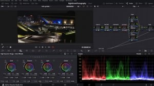 Night Street Photography + Color Grading Tutorial [Samsung S24 Ultra vs. Sony Fx30] #davinciresolve