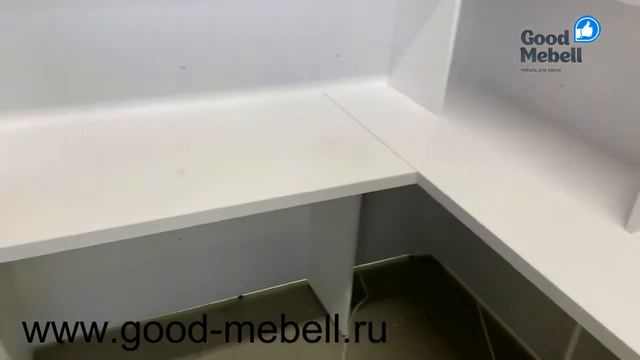 Кристал Лаб стойка ресепшн от фабрики Good-mebell.ru смотреть онлайн