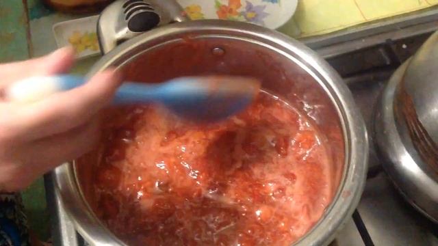 Клубничное варенье, клубничный джем, пятиминутка, варенье, клубника за 5 минут? #клубника #варенье
