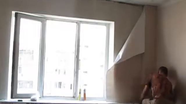 Как клеить короб обоями. Правильная прирезка углов