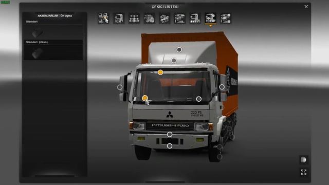 Euro Truck Simulator 2 (Ets2) Mitsubishi Fuso FN Tandem. смотреть онлайн