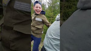 Когда бухал и проснулся в лесу, а там бомжи живут...