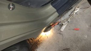 Киа Рио 4, кузовной ремонт (Kia Rio 4)