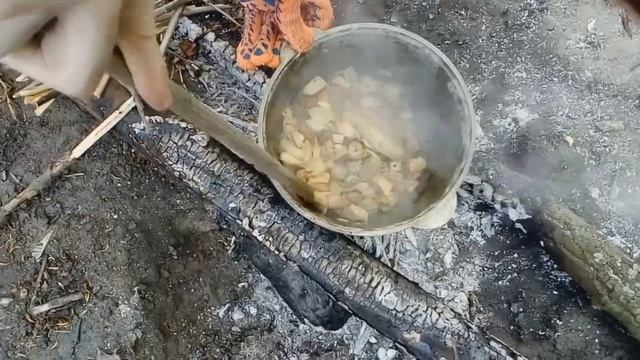 Готовим на костре: Сморчки и трутовик чешуйчатый смотреть онлайн