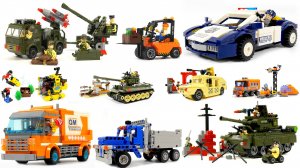 Собираем наборы конструкторов LEGO. Танки, самолеты, грузовики и не только!