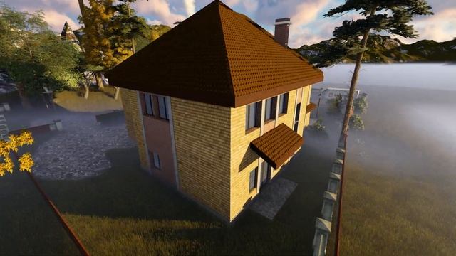 "AlexArchitekt" Двухэтажный кирпичный дом во Владивостоке смотреть онлайн