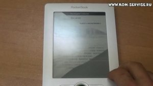 Как выглядит разбитый экран на житких чернилах от PocketBook.