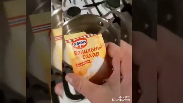 Двуслойное желе из овсяного молока