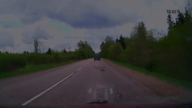 Платная дорога в Псковской области.