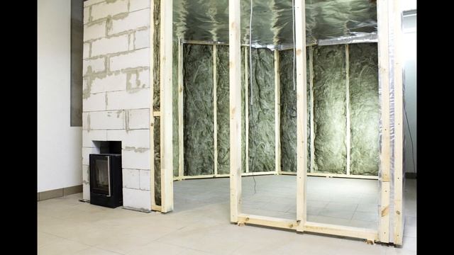 Монтаж каркасної сауни (частина 1) смотреть онлайн