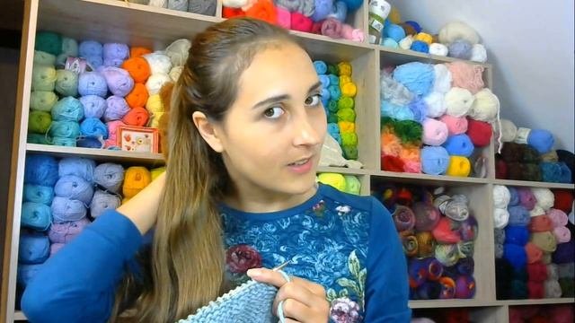 Свитер регланом онлайн. Выпуск 25. Продолжаем вязать перед и спинку. Прямой эфир Instagram