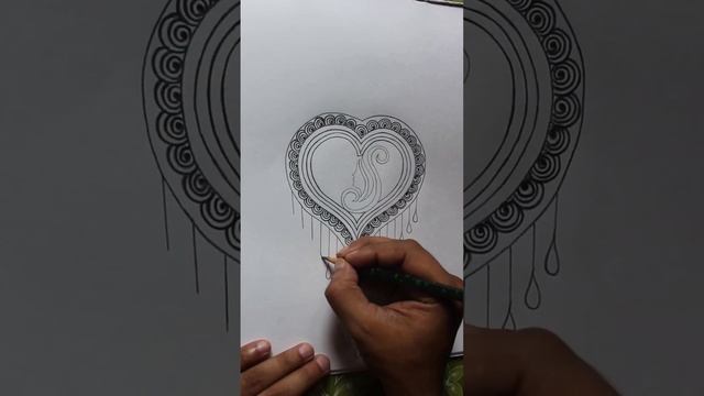 ❤️Heart Shape Mehndi Design❤️| heart shape mehndi design easy #shorts #youtubeshorts #betashorts