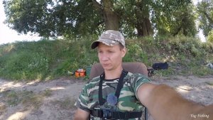 Ловля Карася на реке Кубань, рыбалка на классический фидер