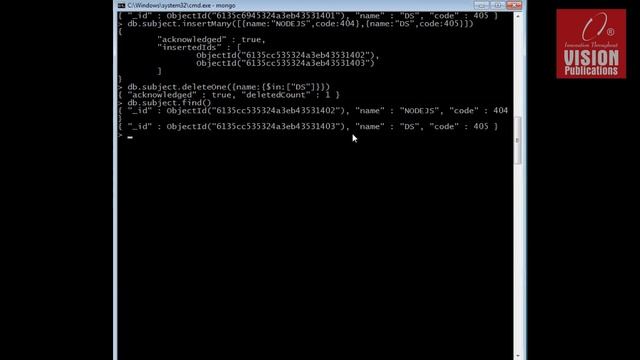 How to delete document in MongoDB смотреть онлайн