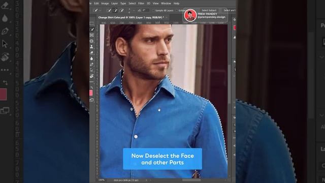 Change your Shirt Color in Photoshop | #adobe #photoshoptutorial #photoshop #easytutorial #tutorial